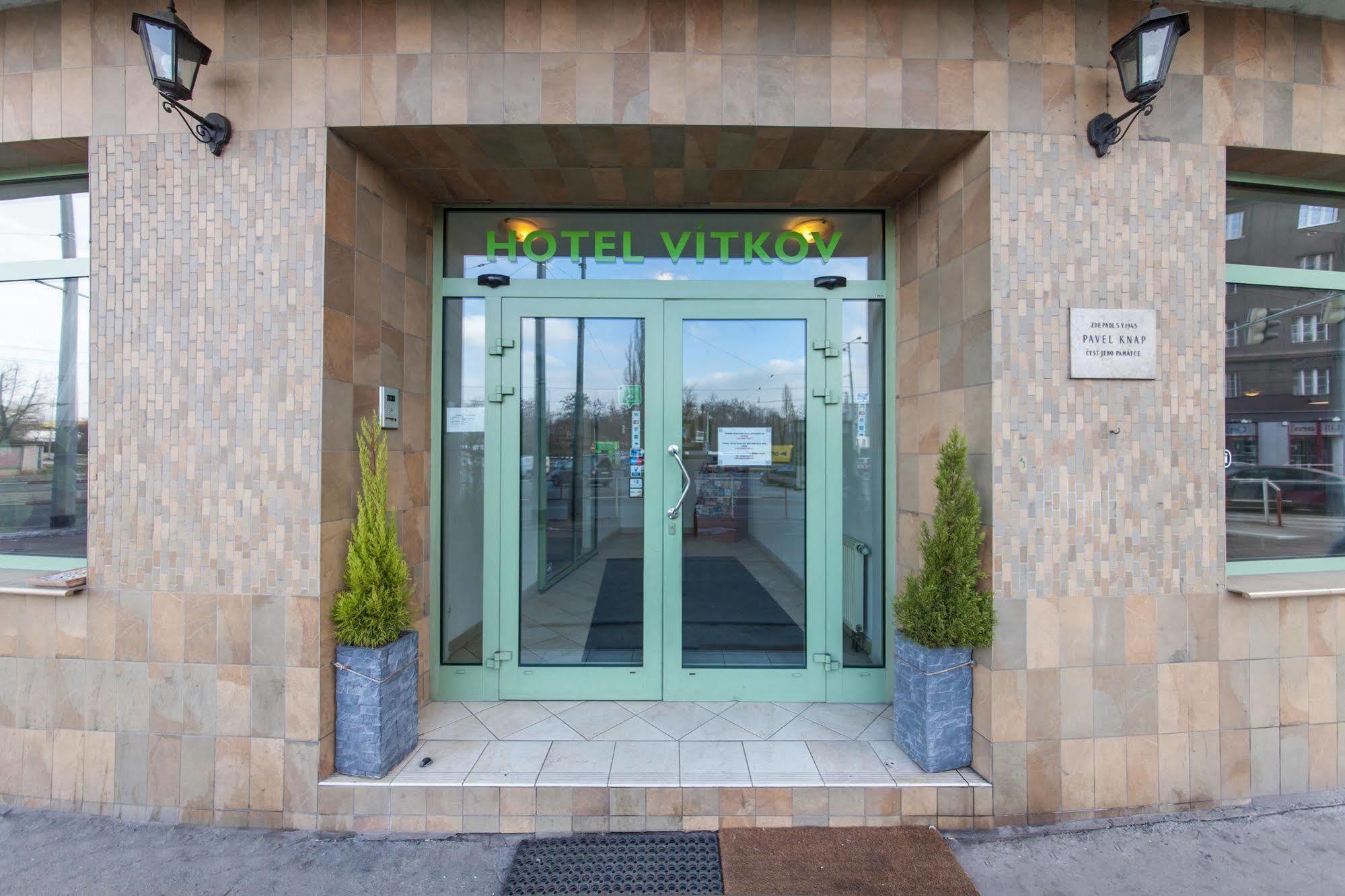 Hotel Vitkov プラハ エクステリア 写真